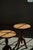 Scandinavian Oak Pedestal Side Tables with Curved Legs, 1960s, Set of 2 For Sale - Image 14 of 17