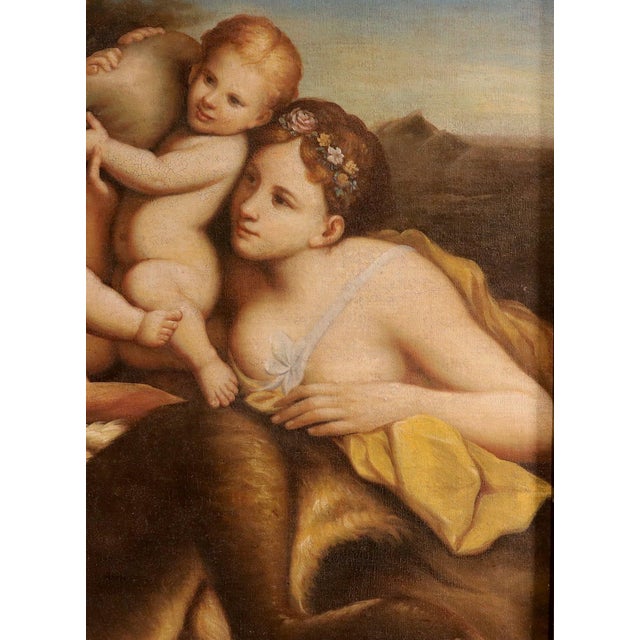 Follower of Pietro Liberi, Faun Nymph Putti Free, 1700, Oil on Canvas For Sale - Image 11 of 14