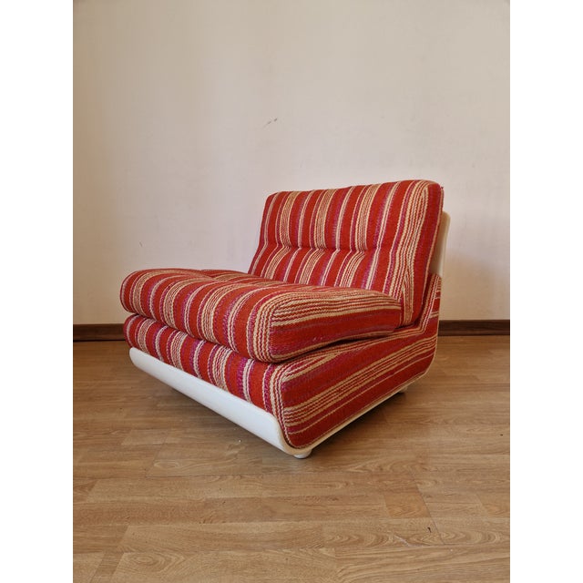 Vintage Amanta Style Lounge Chairs by Franco Colli Turin, 1970s, Set of 2 For Sale - Image 17 of 18