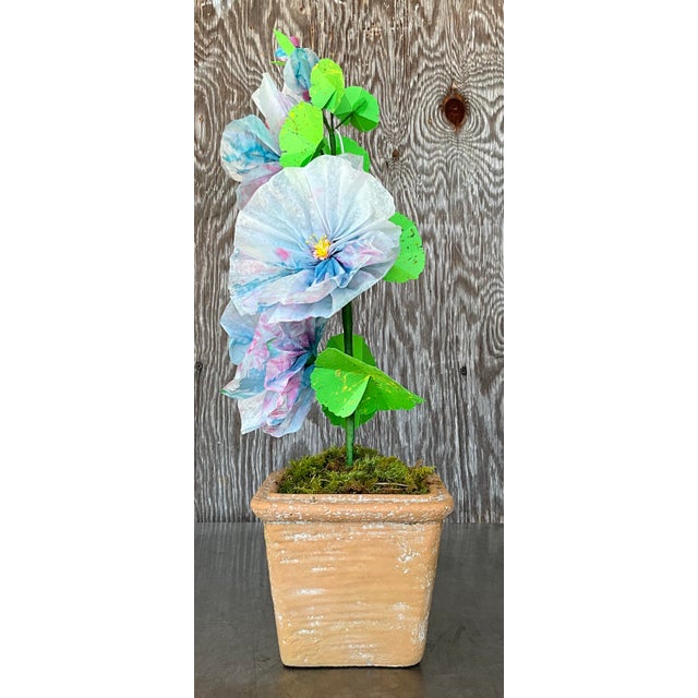 Contemporary Hand Rolled Paper Flowers For Sale - Image 12 of 12