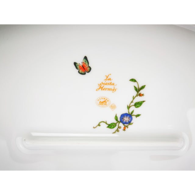 Ceramic Oval La Siesta Serving Platter by Guillermo Kuitca for Hermès, France, 2005 For Sale - Image 7 of 8