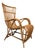 Vintage Natural Rattan Armchair, 1970s For Sale