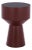 Sumiko Accent Table in Black / Bordeaux For Sale