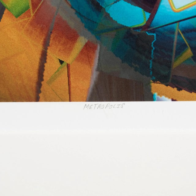 Gordon Edward McGlothlin "Metropolis" Hand Signed Framed Limited Edition 2/150 For Sale In San Diego - Image 6 of 11