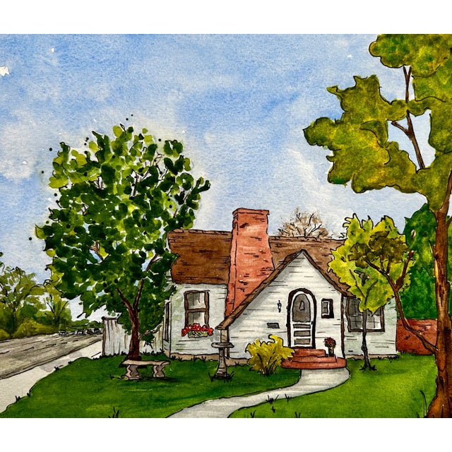 Not Yet Made - Made To Order Giclee Fine Art Print of the Watercolor Painting “Lincoln and Addison” For Sale - Image 5 of 6
