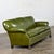 1940-1950Äôs Traditional Green Naugahyde Faux Leather Lawson Club Style Sofa W/Rolled Arms For Sale - Image 6 of 12