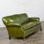 1940-1950s Traditional Green Naugahyde Faux Leather Lawson Club Style Sofa W/Rolled Arms For Sale - Image 6 of 12