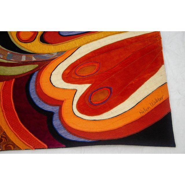 Textile Vintage Helen Webber Wall Hanging Tapestry For Sale - Image 7 of 13