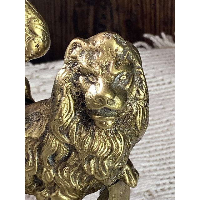 Hollywood Regency Bronze Lion of Saint Mark, 1920s For Sale - Image 3 of 13