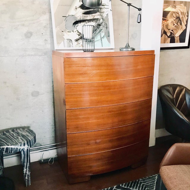 5 Drawer High Boy / Tall Boy Mid Century Dresser by Thomasville