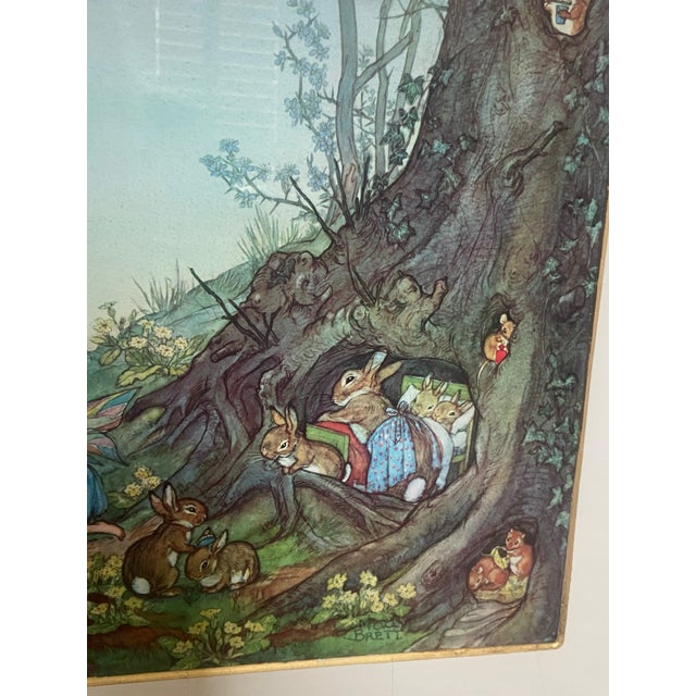 Trowbridge Bunnies and Fairies Print For Sale - Image 4 of 11