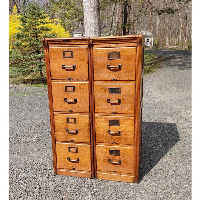 Antique Yawman and Erbe File Cabinets Rochester Ny For Sale - Image 10 of 18