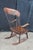 19th Century Antique Early American Country Farmhouse Windsor Slat Back Rocking Chair For Sale - Image 5 of 12