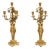 Antique 19th Century Napoleon III Candelabras in Gilded Bronze from H. Picard, France, Set of 2 For Sale