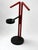 Vintage Modern Red and Black Metal Valet Coat Rack, 1980s For Sale - Image 6 of 18
