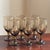 Mid-Century Modern Mid-20th Century Libbey Mocha Glass Goblets — Set of 6 For Sale - Image 3 of 10