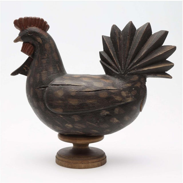 Swedish Folk Wooden Chicken Money Box & Egg Layer, 1920s, Set of 2 For Sale - Image 10 of 18