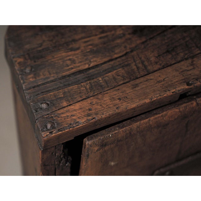 19th Century Primitive Tree Trunk Cabinet in Chestnut, France For Sale - Image 18 of 18