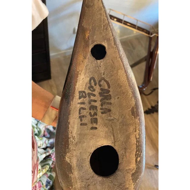 Head Fish Sculpture in Glazed Ceramic, 1960s For Sale - Image 11 of 12