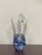 Blue Contemporary Signed Stuart Abelman Iridescent Art Glass Swan Sculpture For Sale - Image 8 of 15