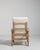 French Oak Reclining Armchair with Bouclé Upholstery, Antique, France, Circa 1940 For Sale - Image 11 of 16