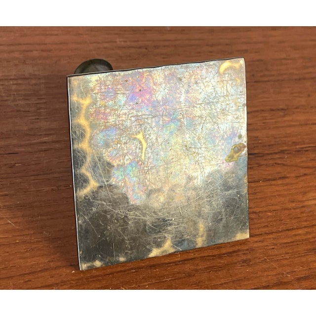 Mid-Century Modern Minimalist German Brass Pen Holder, 1950s For Sale - Image 13 of 15