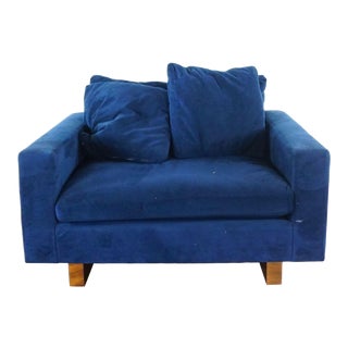 West Elm Harmony Down-Filled Chair and a Half For Sale