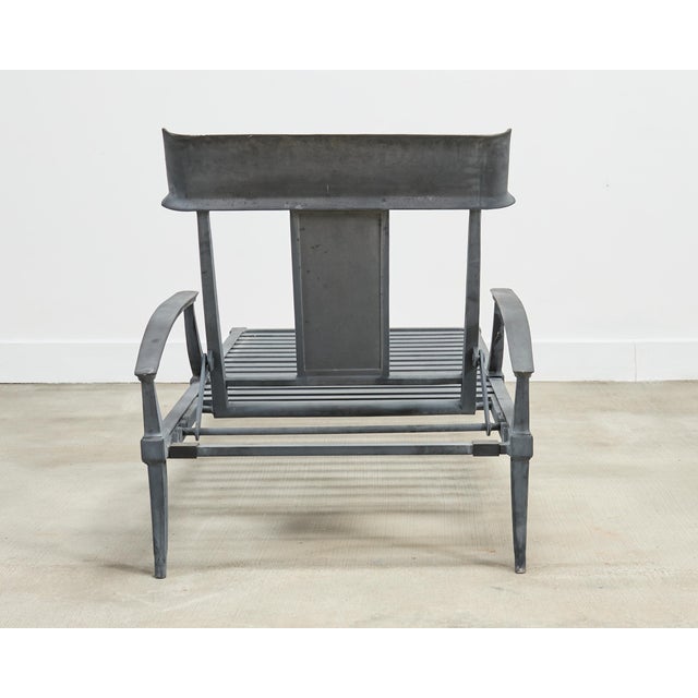 Pair of Neoclassical Greco-Roman Style Klismos Chaise Lounges For Sale - Image 15 of 18