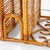 Brown Small Mid-Century Italian Bamboo and Rattan Bookcase, 1960s For Sale - Image 8 of 10