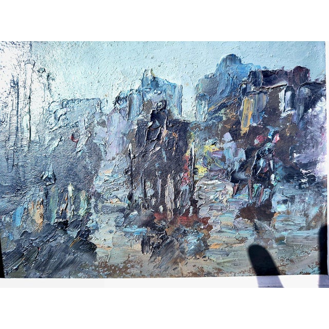 After Henri Lachièze-Rey, Carriages Waiting on the Place De Pigalle, 1920s, Oil Painting on Canvas, Framed For Sale - Image 7 of 7