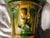 Rare Antique C. 1910 J.W. Brush -McCoy Majolica Pottery Planter/Jardinier – "W" Mark With Maker's Base Drainage Hole For Sale - Image 9 of 15