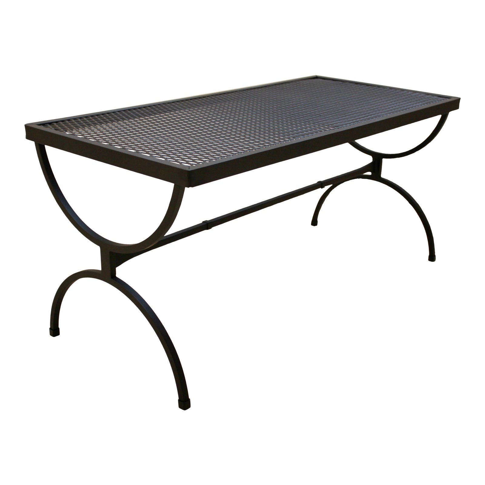 Vintage Indoor Outdoor Metal Bench Or Coffee Table Chairish