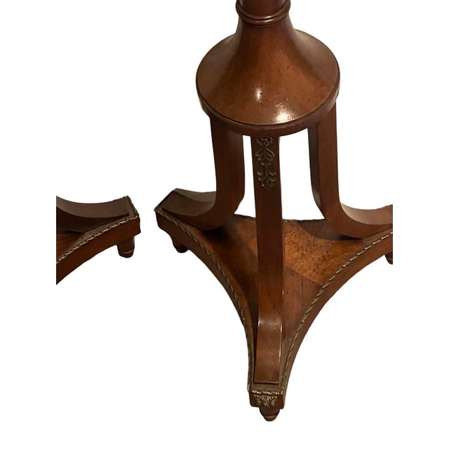 Wood 1930s Pair of Tall Art Deco Walnut and Ormolu Mounted Planters For Sale - Image 7 of 11