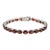 25.15 Ct Oval Cut Garnet Bracelet in 925 Silver Gift for Mom For Sale