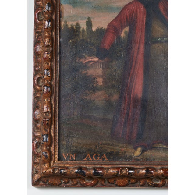 Traditional Set of 3, 18th Century Paintings of Ottoman Empire Figures For Sale - Image 3 of 8