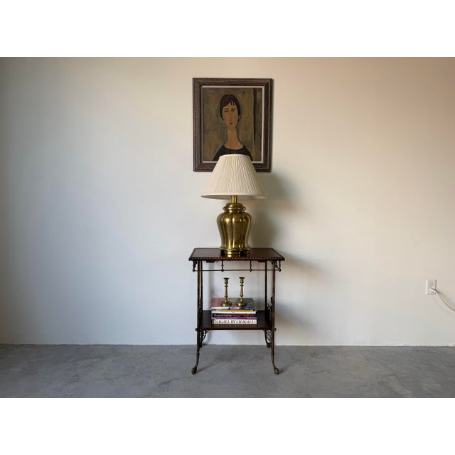 1970s 1970s Amadeo Modigliani Style Portrait Reproduction – Casein on Masonite Painting, Framed For Sale - Image 5 of 12