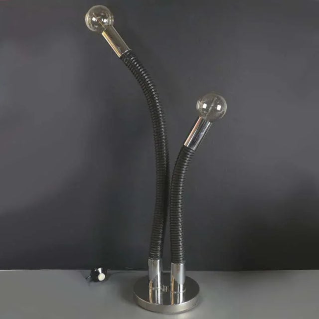 Black Floor Lamp by E. Bellini. for Targetti Sankey S.p.A., 1970s For Sale - Image 8 of 8