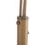 1960s Nova of California Moraga 3 Light Arc Floor Lamp, Bone Porcelain, Weathered Brass & Walnut, 4-Way Rotary Switch, Marble Base For Sale - Image 9 of 11