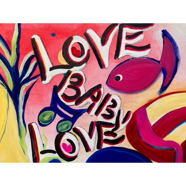 "Love, Baby, Love" by Mina Zavala Lanzas Presenting this Fine Giclee Canvas Print of Louis Armstrong, inspired by our...
