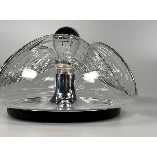 Wave Wall Lamp by Koch & Lowy for Peill & Putzler, 1970s For Sale - Image 11 of 18