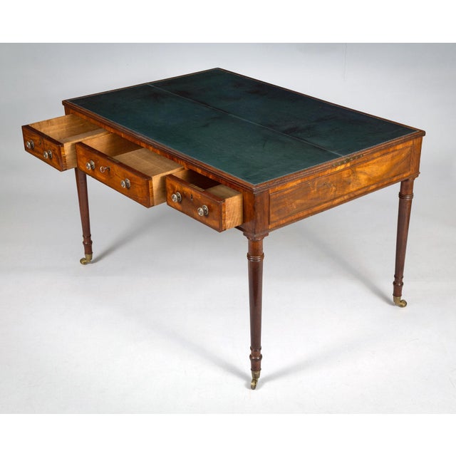 Mid 19th Century Victorian Mahogany Flip-Top Writing Table For Sale - Image 11 of 13