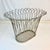 French 1980s Vintage Atomic Boho Chic French Style Wire Wastebasket. For Sale - Image 3 of 8