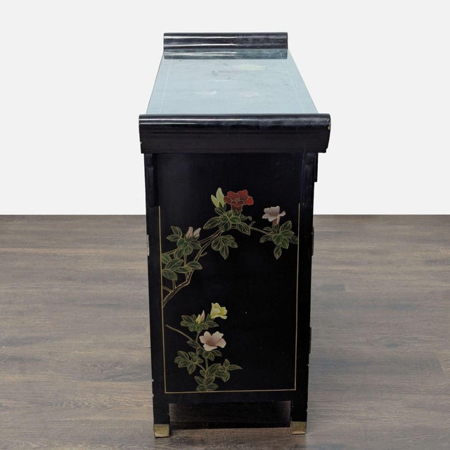 Black Chinese Cabinet For Sale - Image 8 of 18