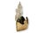 19th Century Antique English Brass Crown Wall Pocket For Sale - Image 5 of 6