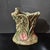1960s 1960s Hand Sculpted Phoenix & Floral Ceramic Brush Pot For Sale - Image 5 of 10
