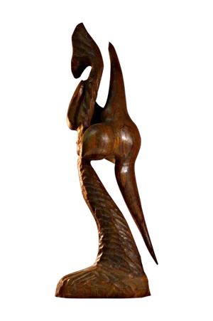 Wood Sculpture by Arthur Lutenbacher