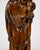 Olive Wood Virgin & Child Sculpture, Late 19th Century For Sale - Image 7 of 16