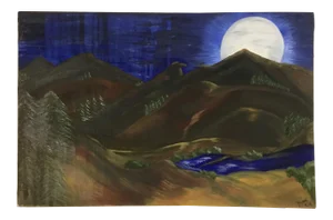 Large "Eagle Peak" Oil Painting on Canvas