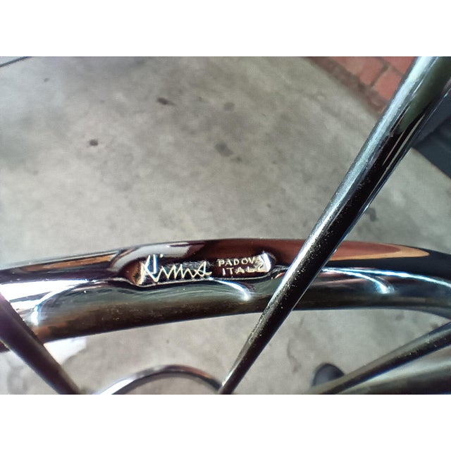 Dining Set in Chrome and Glass by Gastone Rinaldi for Rima, 1970s, Set of 5 For Sale - Image 9 of 10