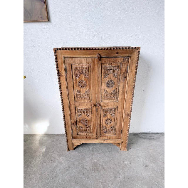 Small Folk Art Cabinet, 1960s For Sale - Image 11 of 18